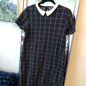 Mango schoolgirl short sleeve mini dress